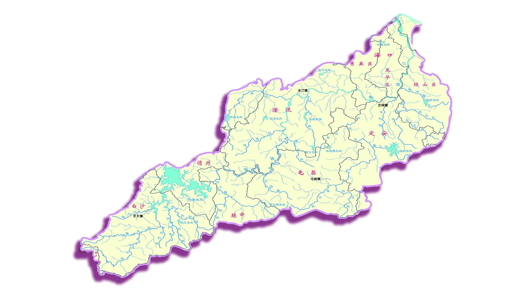 南渡江地图图片