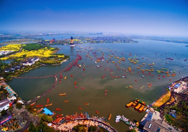 泰州姜堰培土护根让古老非遗会船文化大放异彩