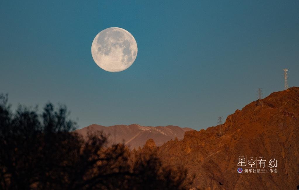 超級月亮14日現身夜空系本年度第二大滿月