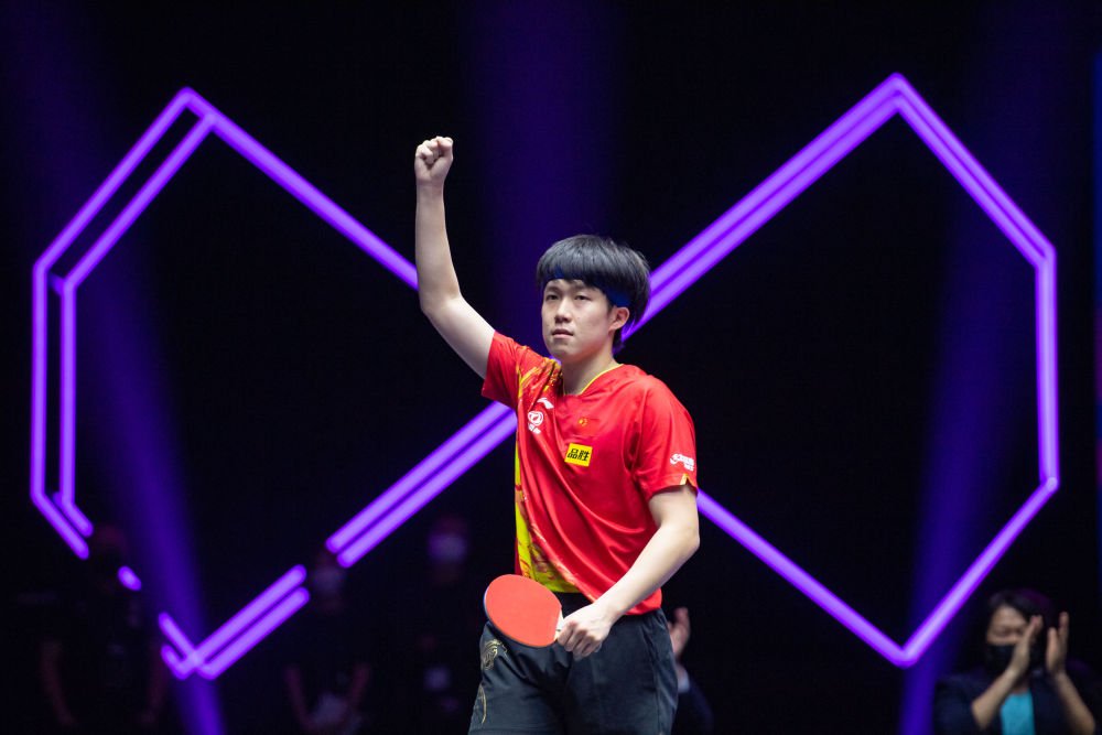 新华社记者 张金加 摄王楚钦赛后表示,这是一场精彩的比赛.