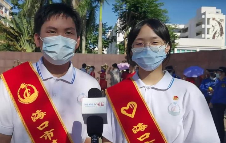 超暖心 海口这群学生志愿者全程为高考学子护航 超暖心 海口这群学生志愿者全程为高考学子护航