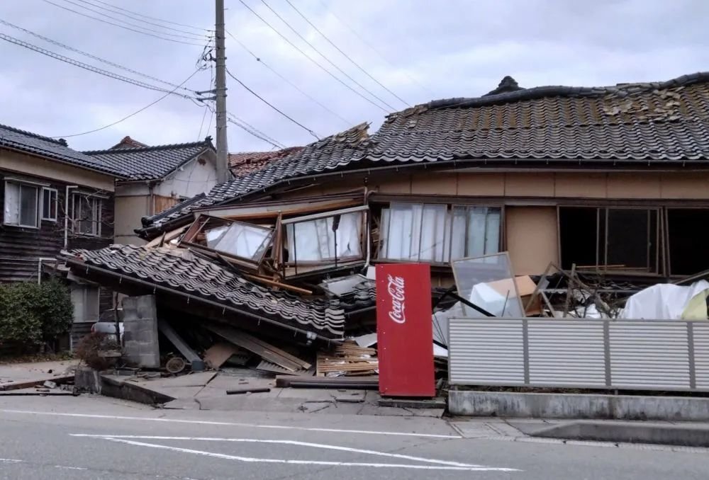 日本震后景象图片