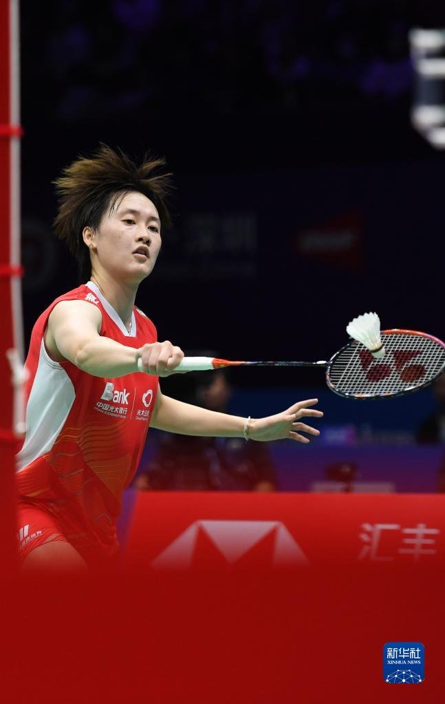羽毛球中国大师赛陈雨菲夺得女单冠军