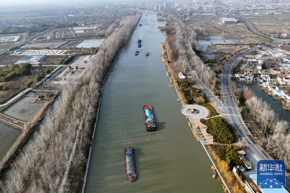 京杭大运河运输忙