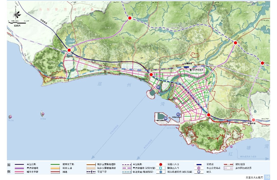 崖州湾科技城详细规划图片