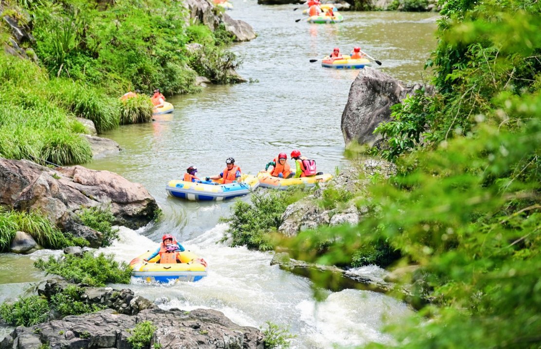 2021年海南亲水运动季五指山亲水三项挑战活动开赛