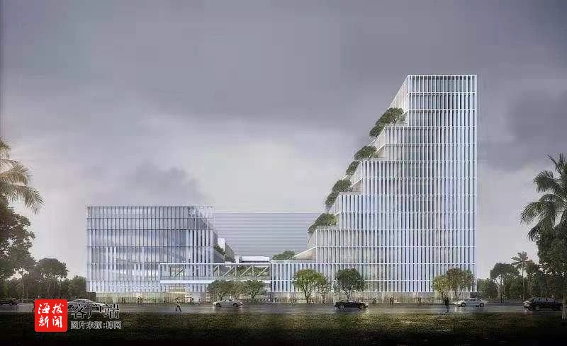 海口金融中心项目预计明年1月完工 这些设计有点意思 海口金融中心项目预计明年1月完工 这些设计有点意思