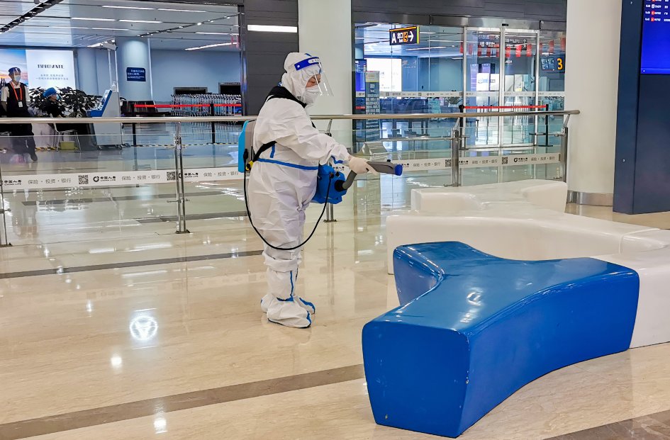 战疫刻不容缓海口美兰国际机场抓实抓细疫情防控