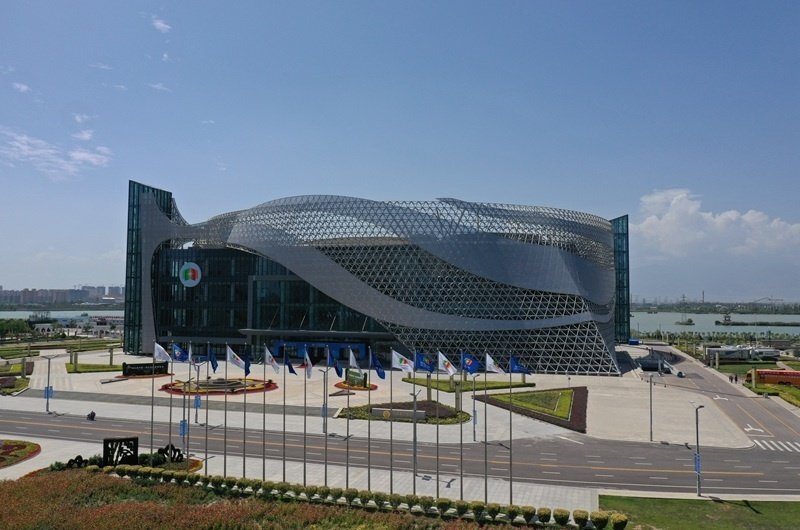 第五届中国—阿拉伯国家博览会8月19日在银川开幕.梁宏鑫摄